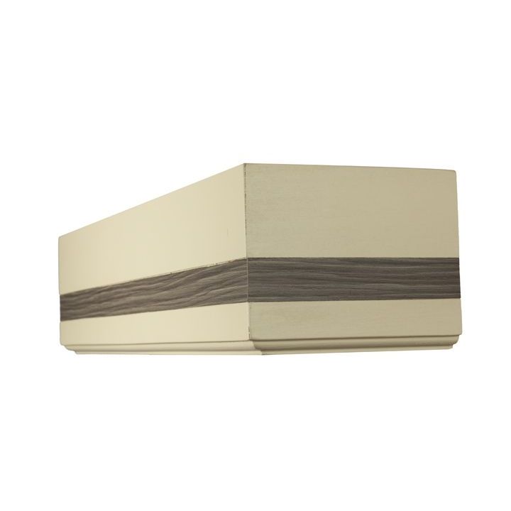 Cornișă pentru perdea și draperie Modern Bej din lemn Drift_Wood