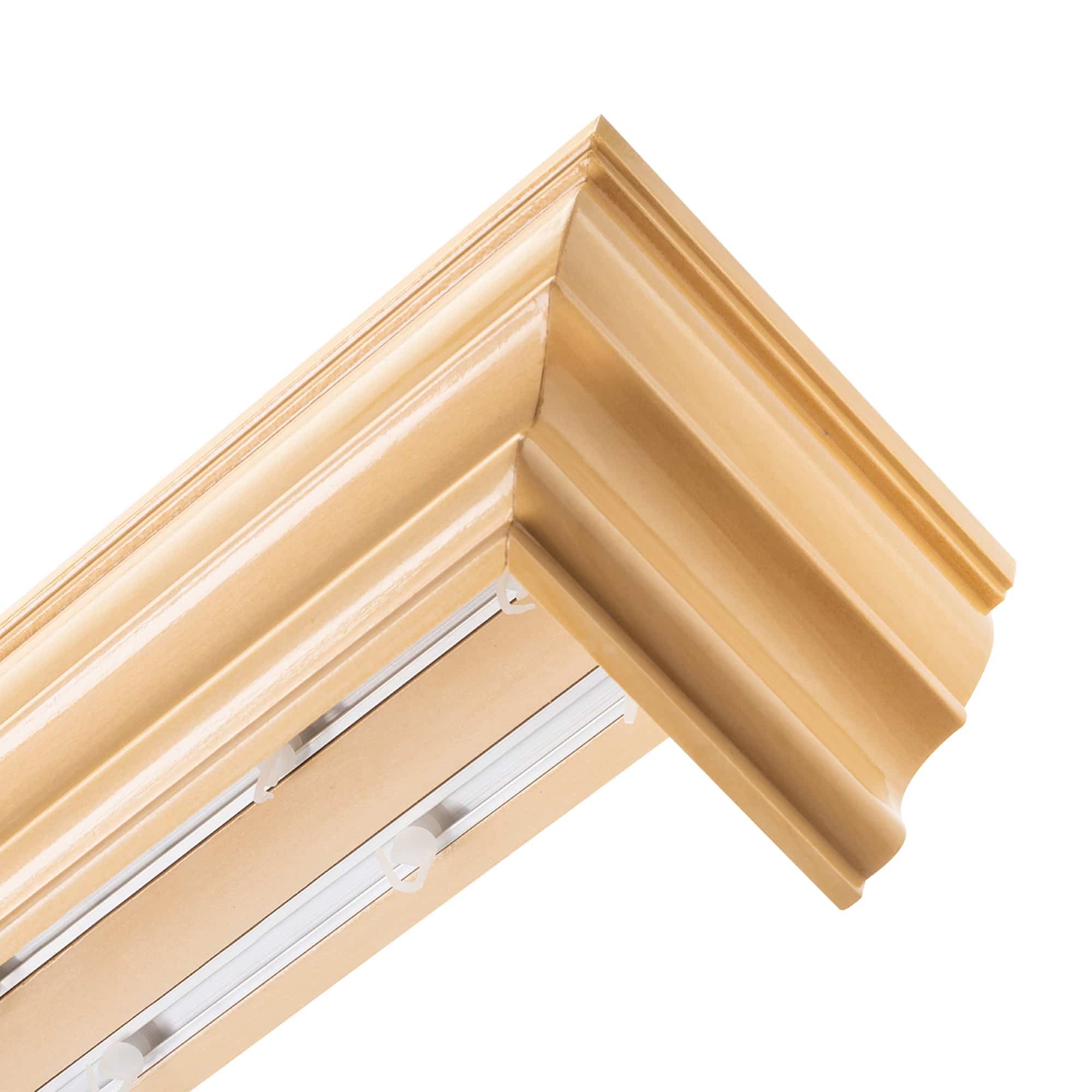 Cornișă pentru perdea și draperie Firenze din lemn natur Cornișă pentru perdea și draperie Firenze din lemn Natur