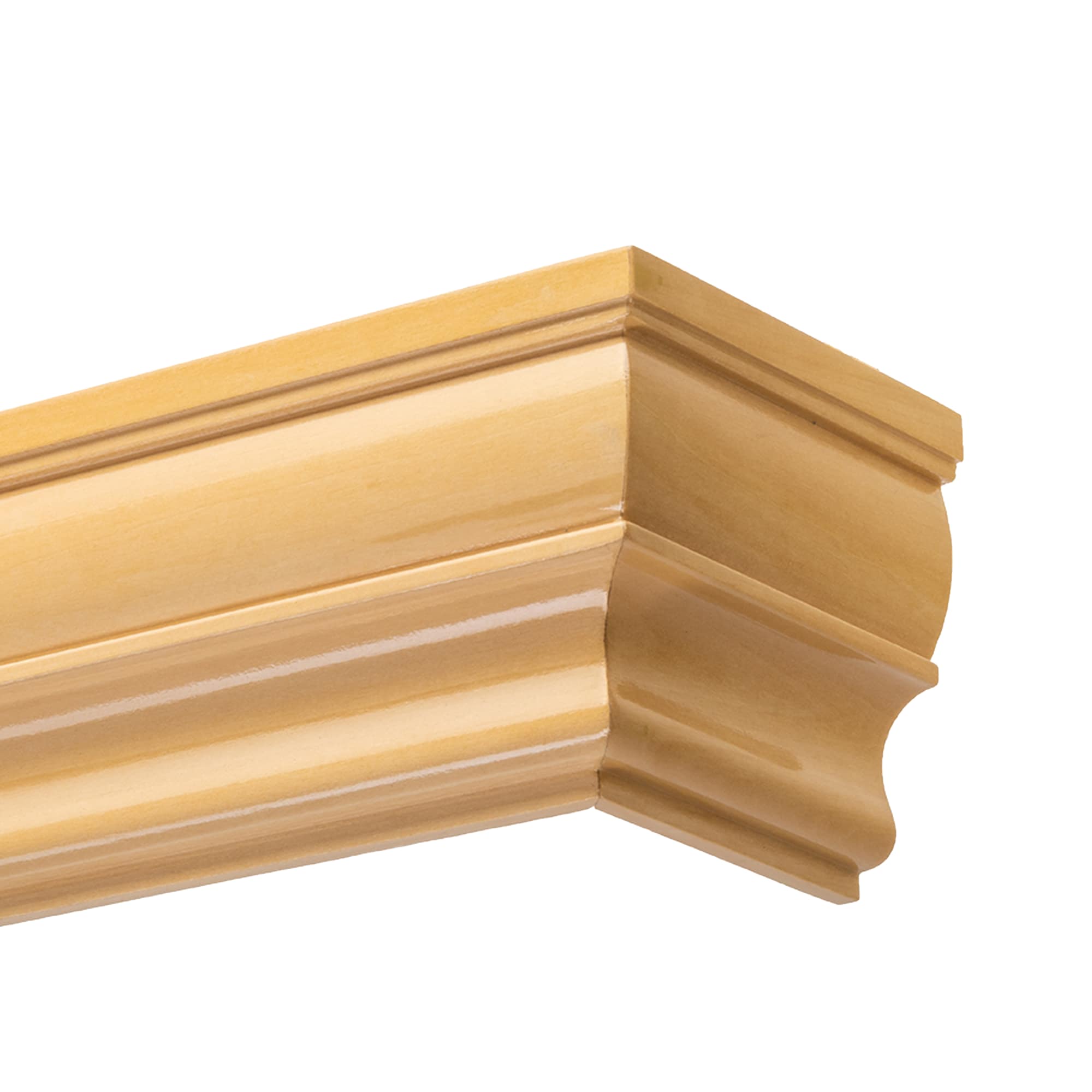 Cornișă pentru perdea și draperie Firenze din lemn natur Cornișă pentru perdea și draperie Firenze din lemn Natur