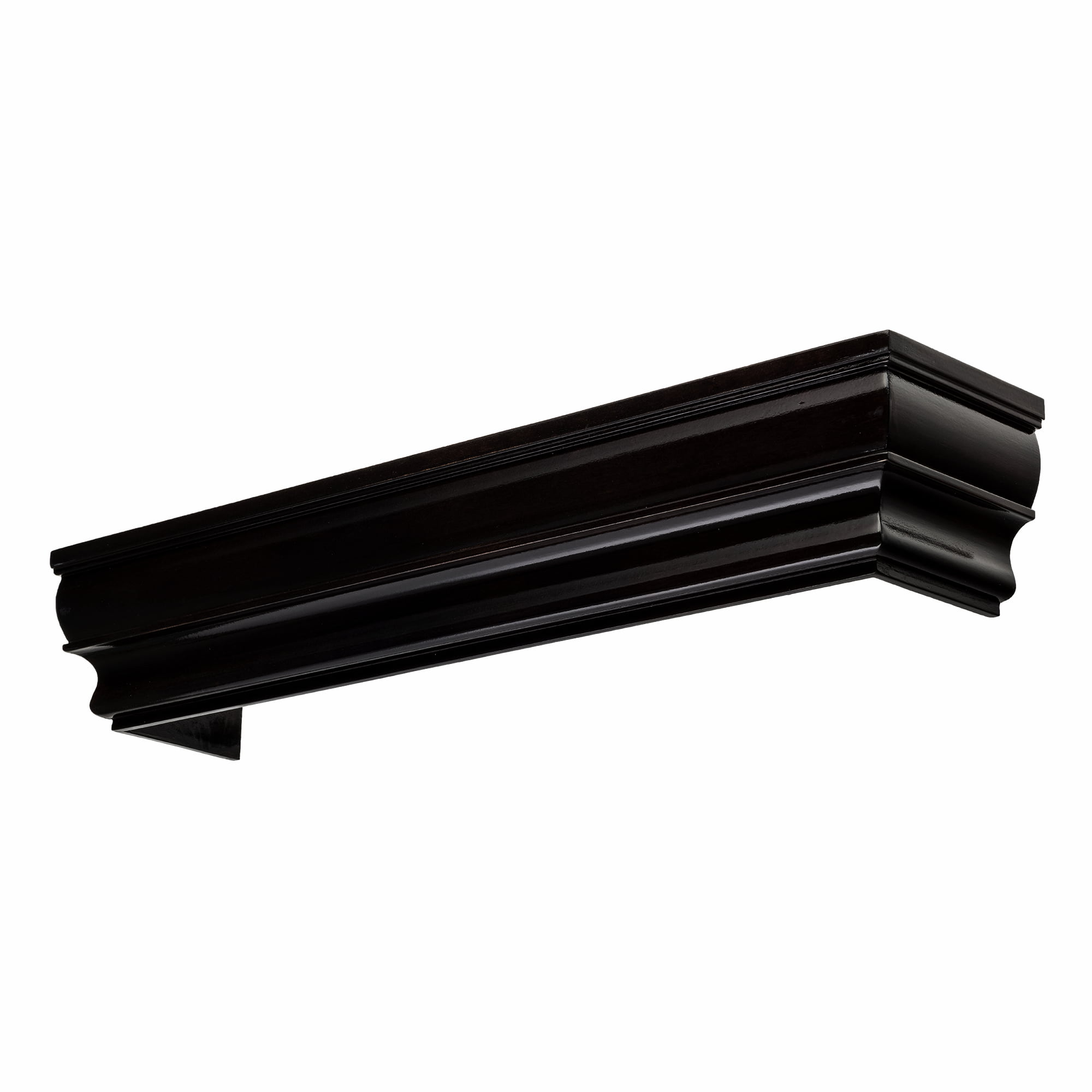 Cornișă pentru perdea și draperie Firenze din lemn negru Cornișă pentru perdea și draperie Firenze din lemn Negru