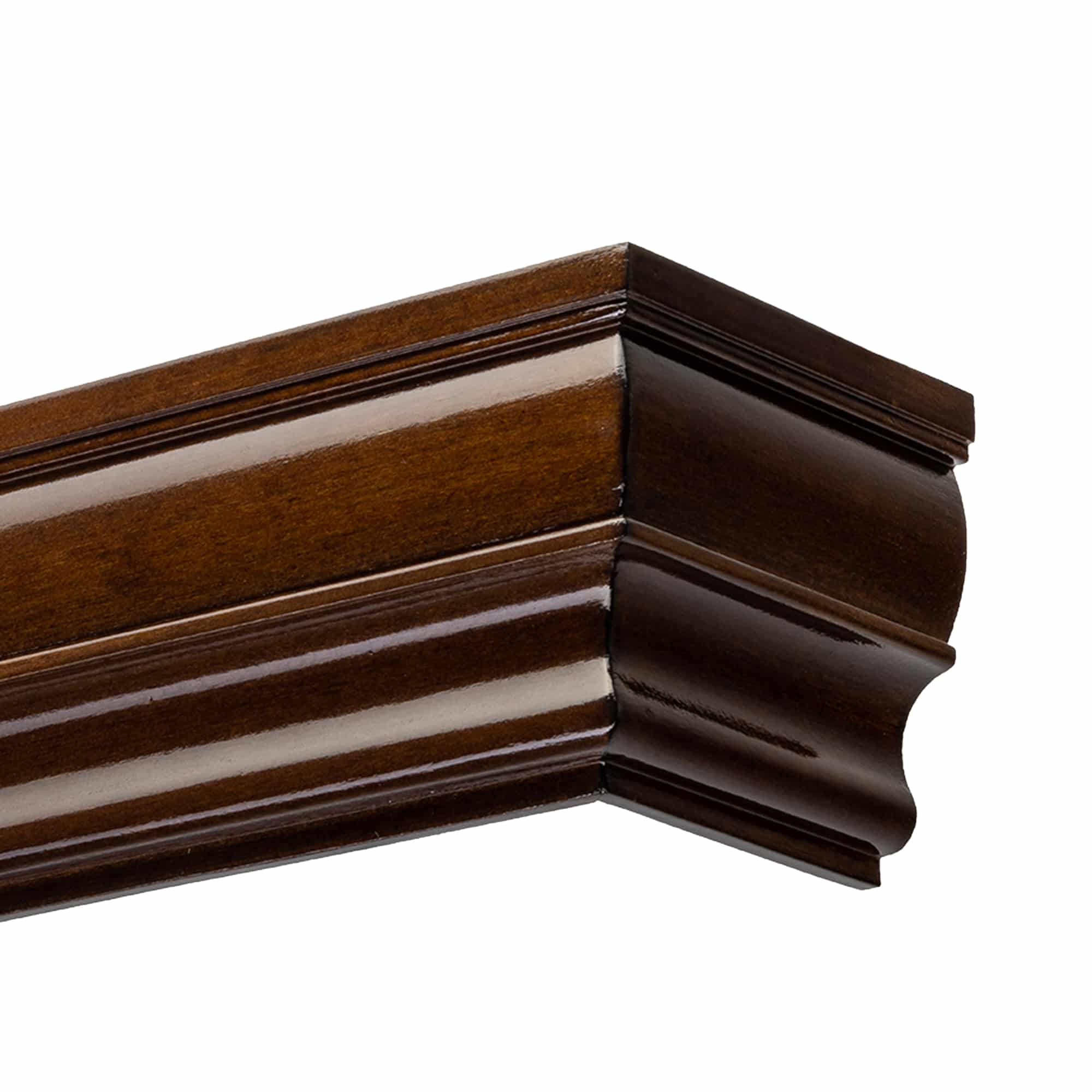 Cornișă pentru perdea și draperie Firenze din lemn nuc Cornișă pentru perdea și draperie Firenze din lemn Nuc