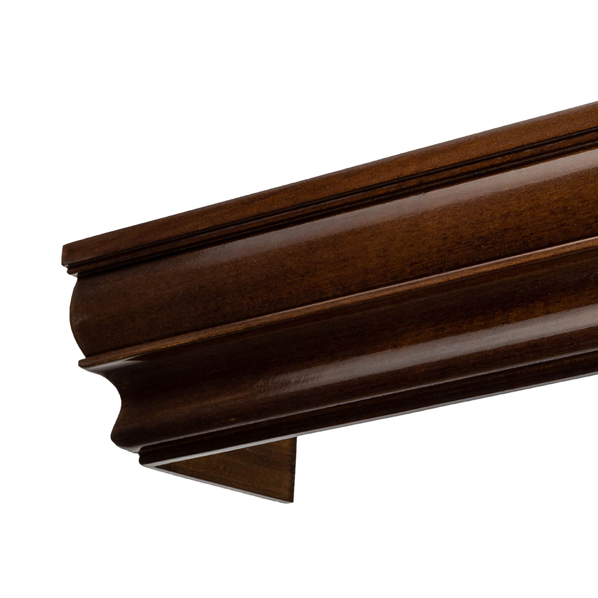 Cornișă pentru perdea și draperie Firenze din lemn nuc Cornișă pentru perdea și draperie Firenze din lemn Nuc