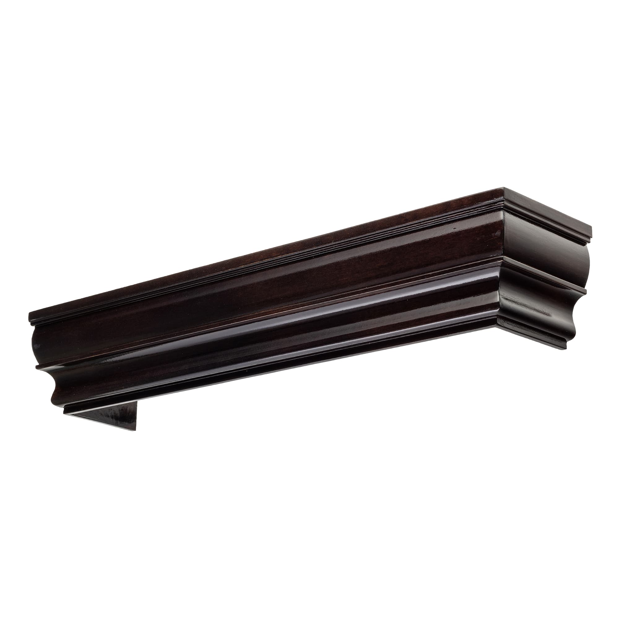 Cornișă pentru perdea și draperie Firenze din lemn wenge Cornișă pentru perdea și draperie Firenze din lemn Wenge