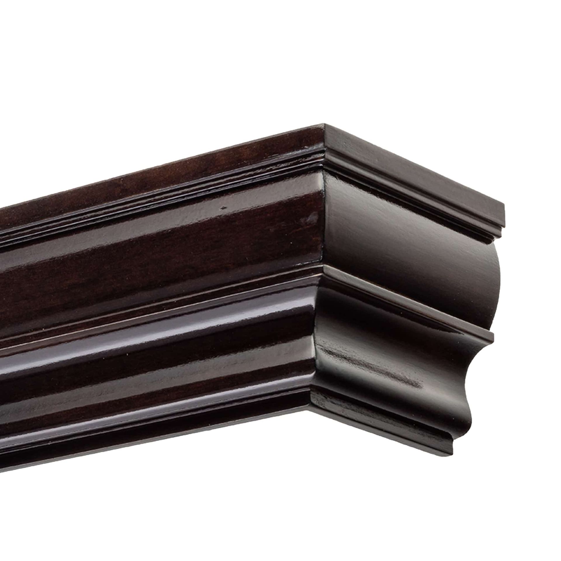 Cornișă pentru perdea și draperie Firenze din lemn wenge Cornișă pentru perdea și draperie Firenze din lemn Wenge