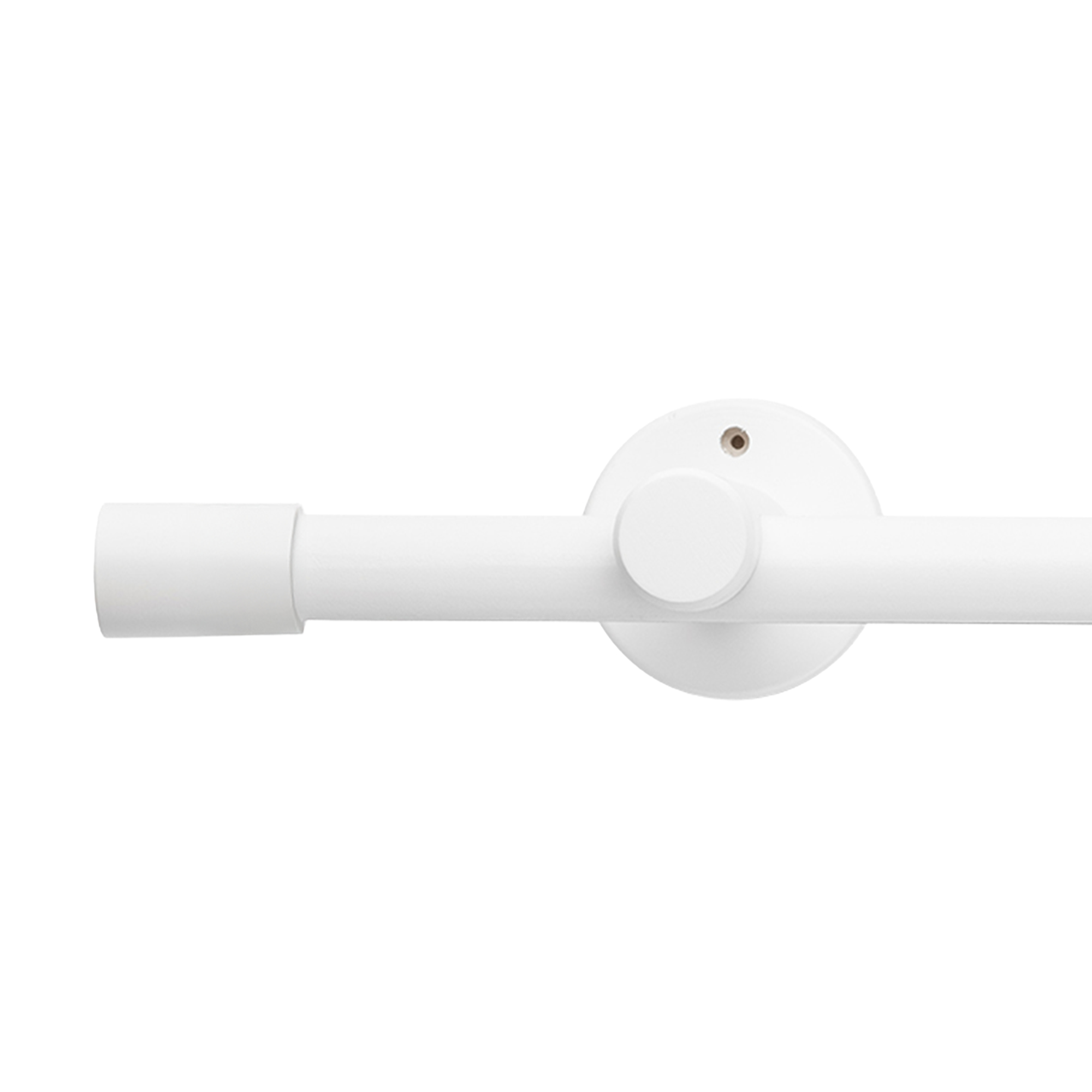 Galerie lemn perdea Luna Simplu 35 mm cu șină de aluminiu alb Galerie lemn perdea Luna Simplu 35 mm cu șină de aluminiu Alb