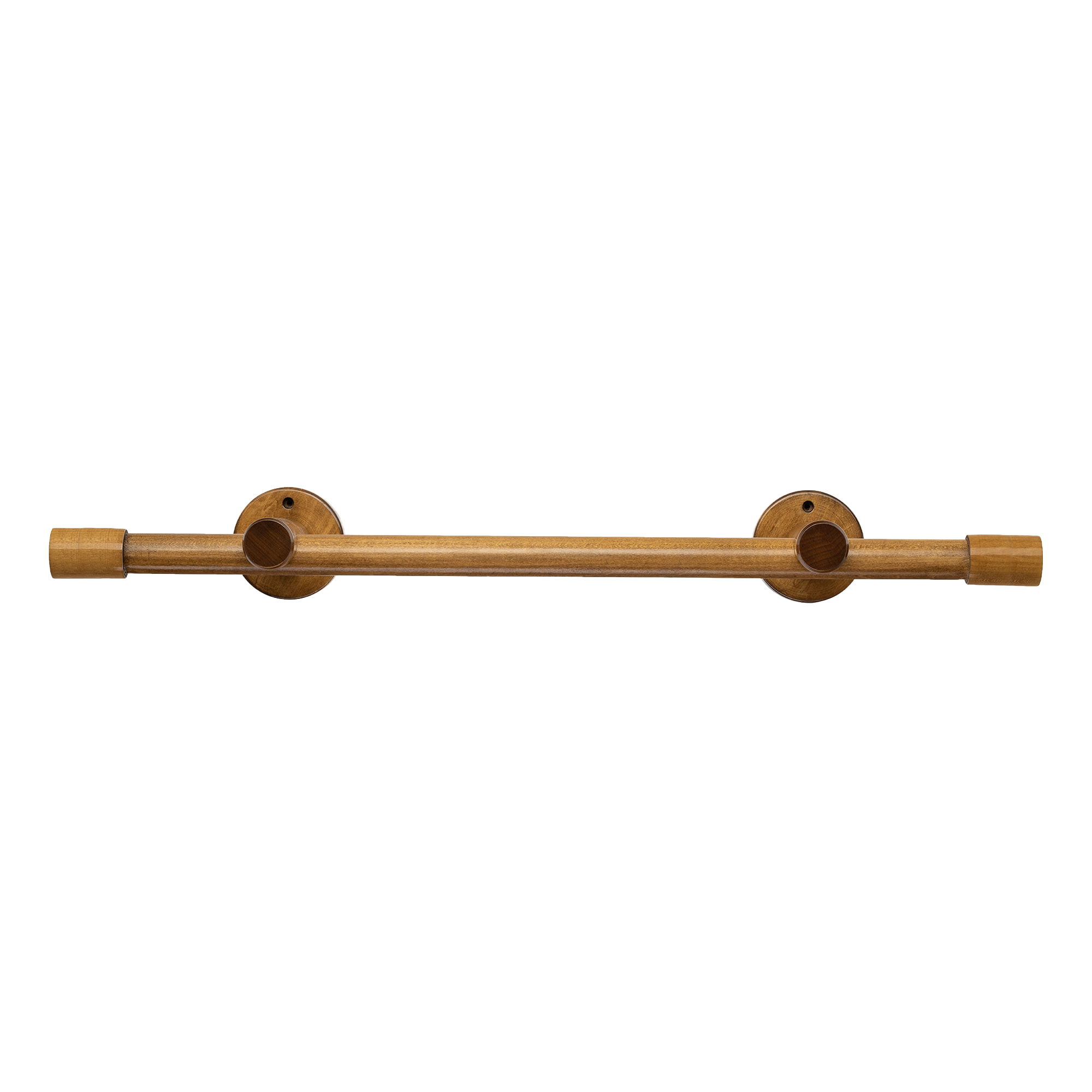 Galerie lemn perdea Luna Simplu 35 mm cu șină de aluminiu stejar Galerie lemn perdea Luna Simplu 35 mm cu șină de aluminiu Stejar