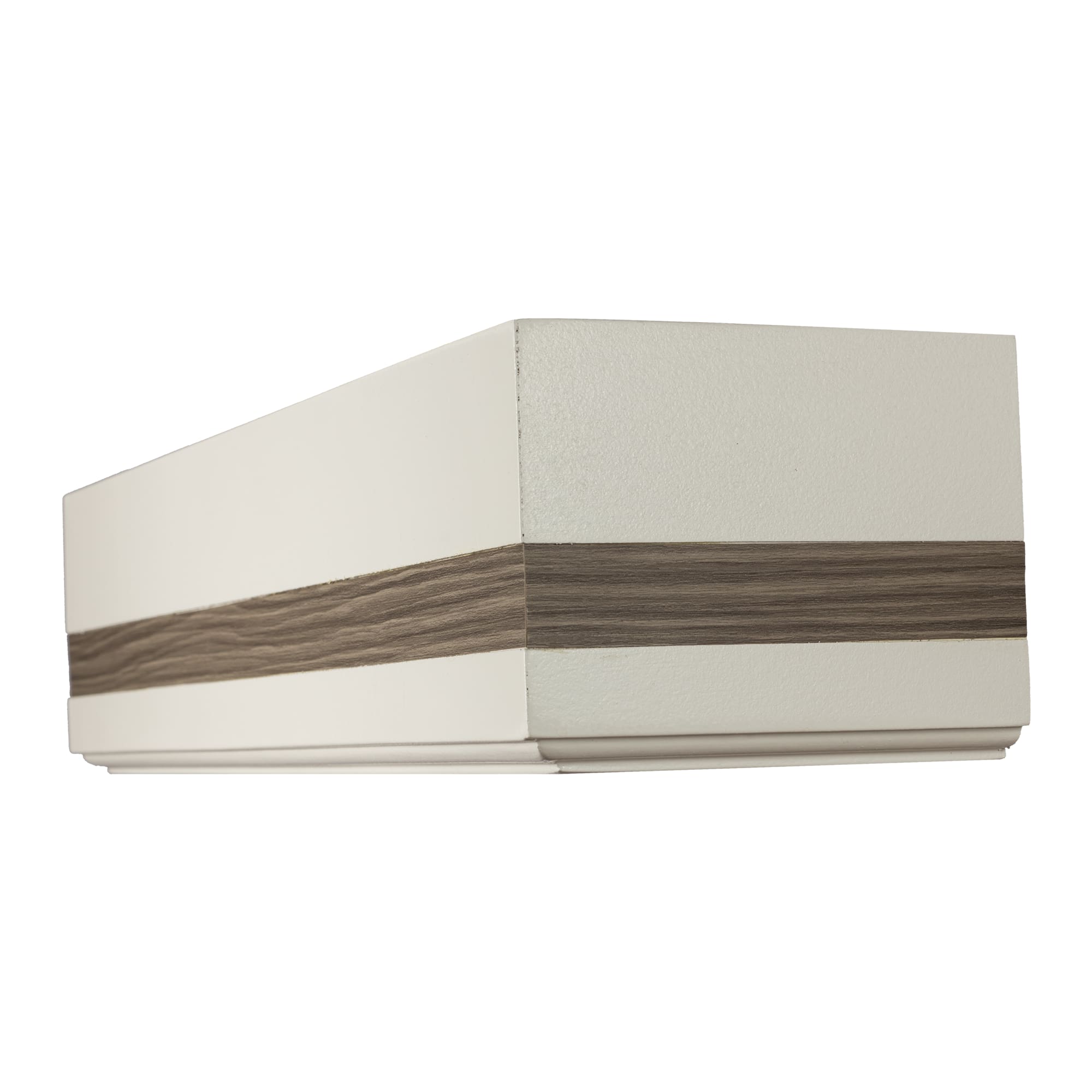 Cornișă pentru perdea și draperie Modern Alb din lemn Drift_wood