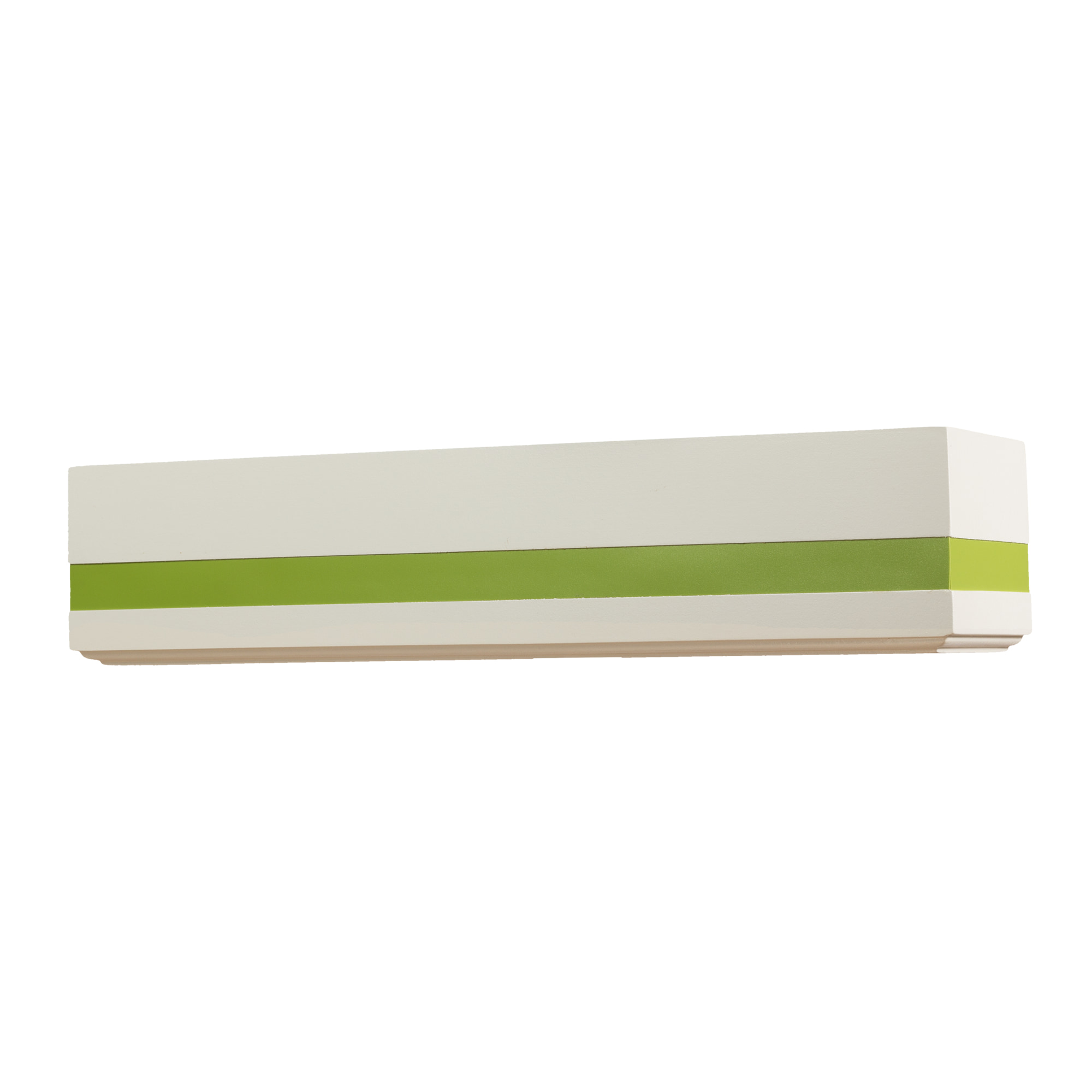Cornișă pentru perdea și draperie Modern Alb din lemn Verde_lămâie
