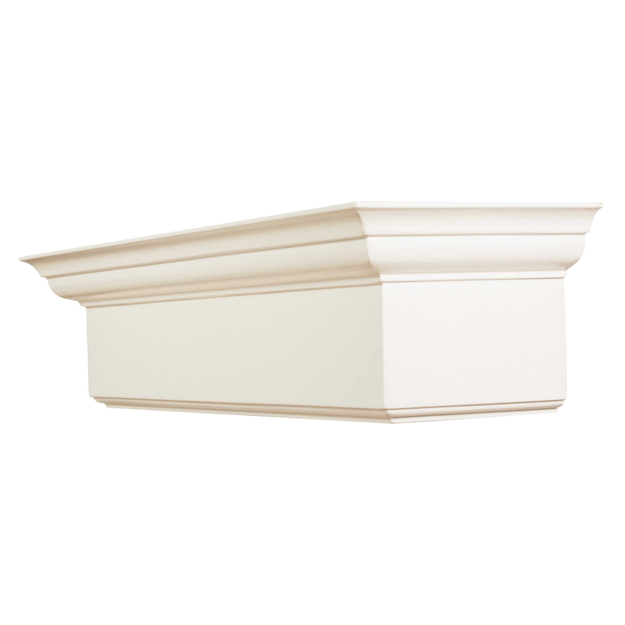 Cornișă pentru perdea și draperie Filip Classic din lemn alb Cornișă pentru perdea și draperie Filip Classic din lemn Alb