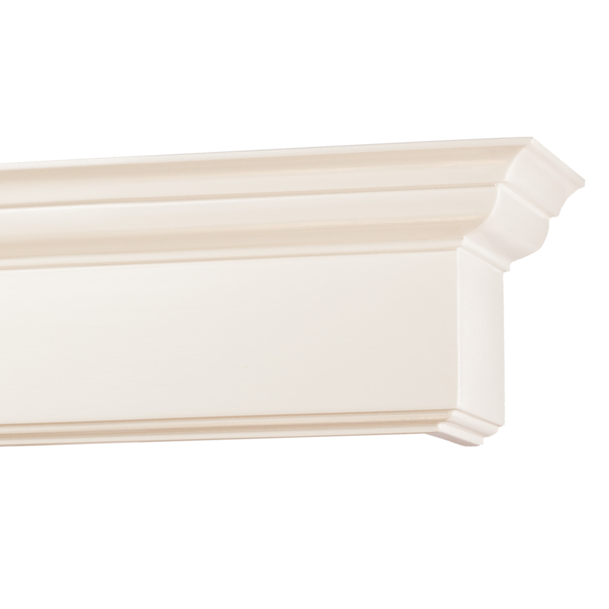 Cornișă pentru perdea și draperie Filip Classic din lemn alb Cornișă pentru perdea și draperie Filip Classic din lemn Alb