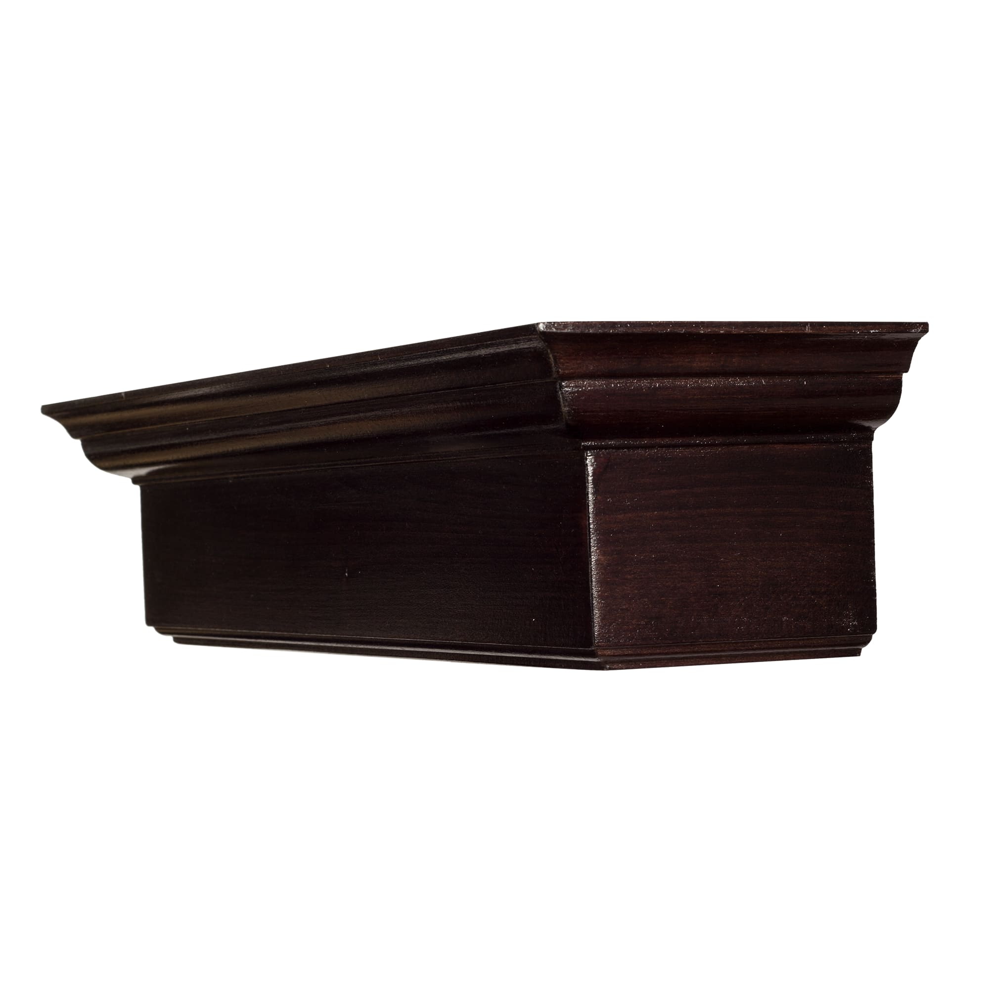 Cornișă pentru perdea și draperie Filip Classic din lemn wenge Cornișă pentru perdea și draperie Filip Classic din lemn Wenge