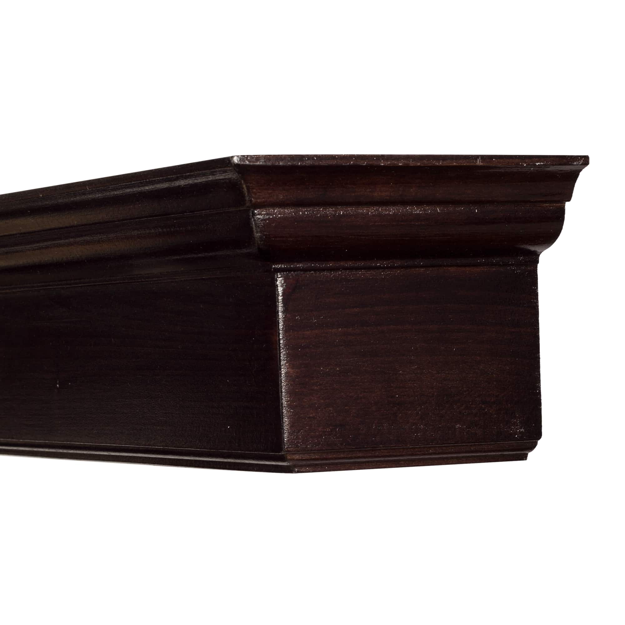 Cornișă pentru perdea și draperie Filip Classic din lemn wenge Cornișă pentru perdea și draperie Filip Classic din lemn Wenge