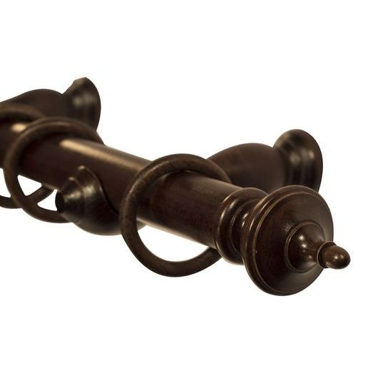 Galerie lemn perdea Saly Simple Ø 35mm Wenge Galerie lemn perdea Saly Simple Ø 35mm Wenge