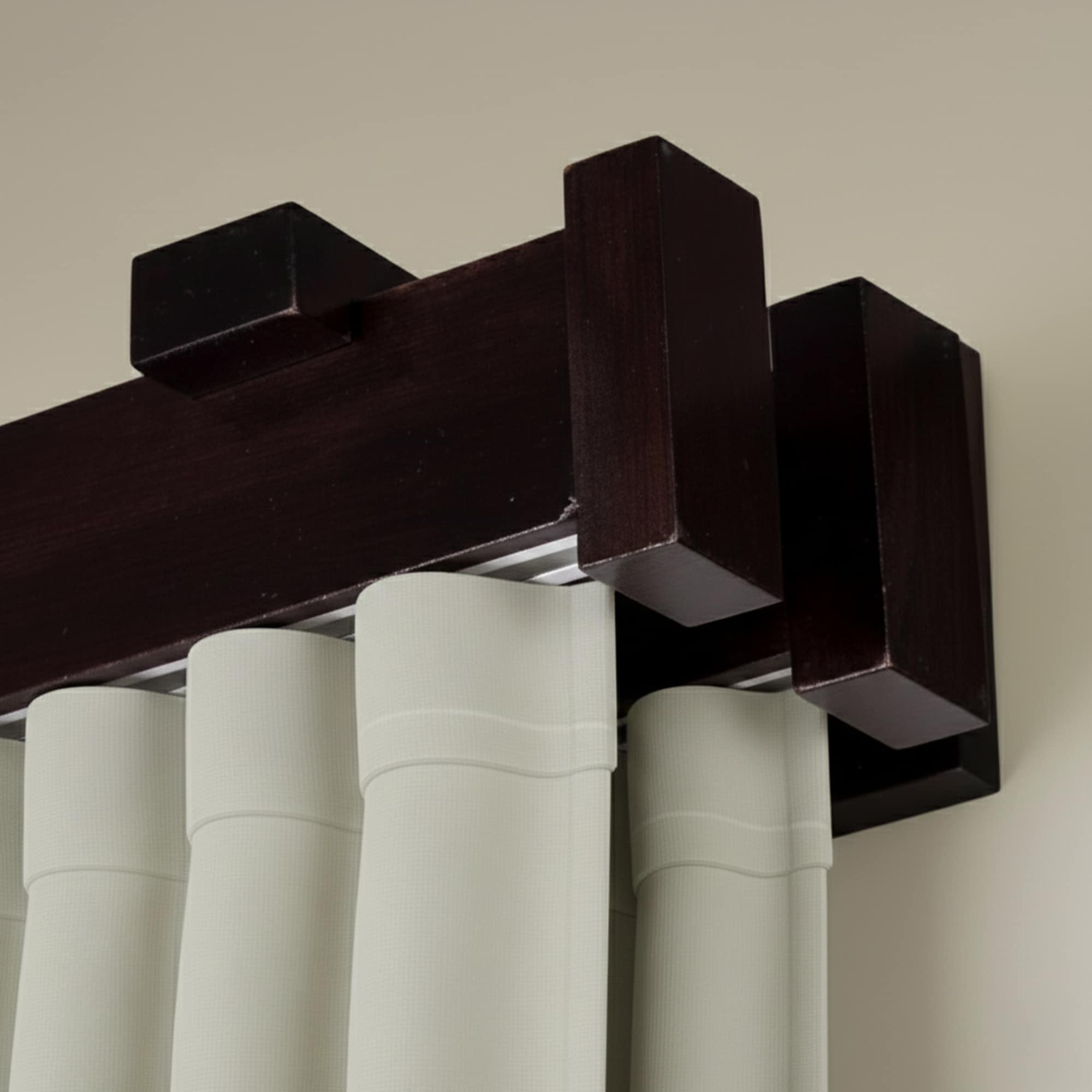 Șină pentru perdea și draperie Dalia din lemn Wenge Șină pentru perdea și draperie Dalia din lemn Wenge