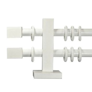Galerii din lemn pentru perdele: Kubico Double Ø 28 mm