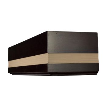 Cornișă pentru perdea și draperie Modern Wenghe din lemn