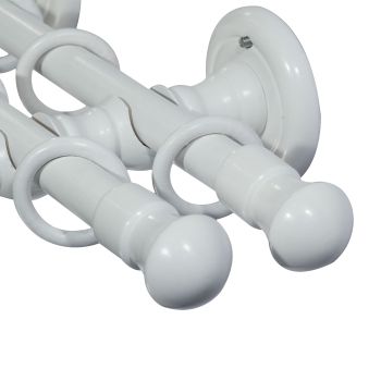 Galerie pentru perdea și draperie Istanbul Double din lemn