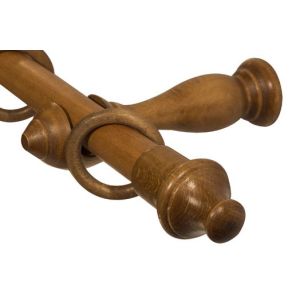 Galerie pentru perdea Ankara Simplu din lemn