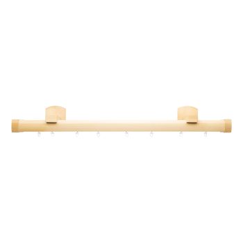 Șină pentru perdea și draperie Domino Dublu din lemn